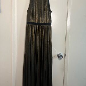 Donna Morgan Gold and Black Dress